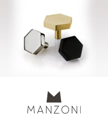 Manzoni Cabinet Handles + Knobs + Pulls