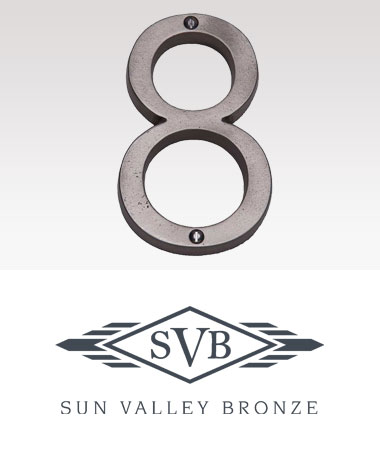 Sun Valley Bronze House Numbers