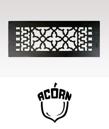 Acorn Vent Covers + Registers